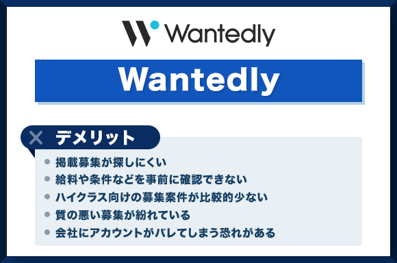 Wantedlyデメリット