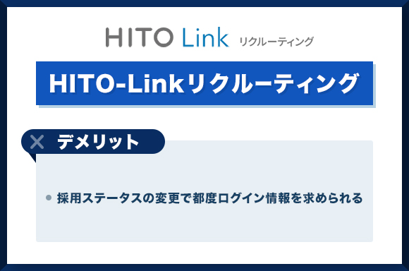 HITO-Linkリクルーティング　デメリット