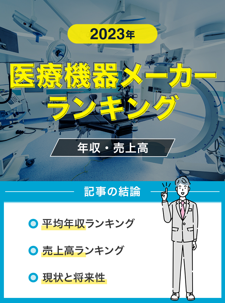 【2023年】医療機器メーカーランキング